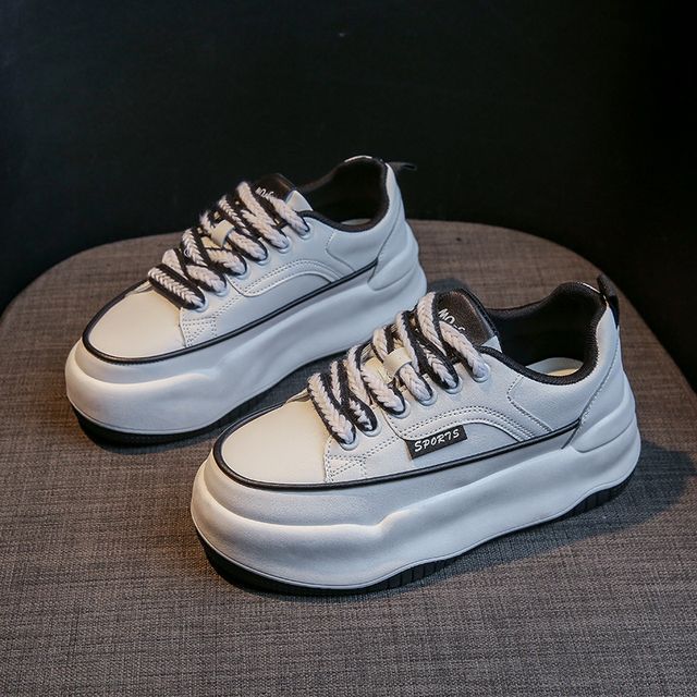 Lace Up Sneakers Platform