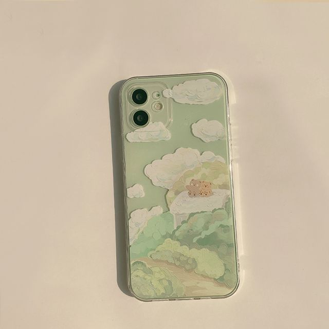Phone Transparent Scenery Case