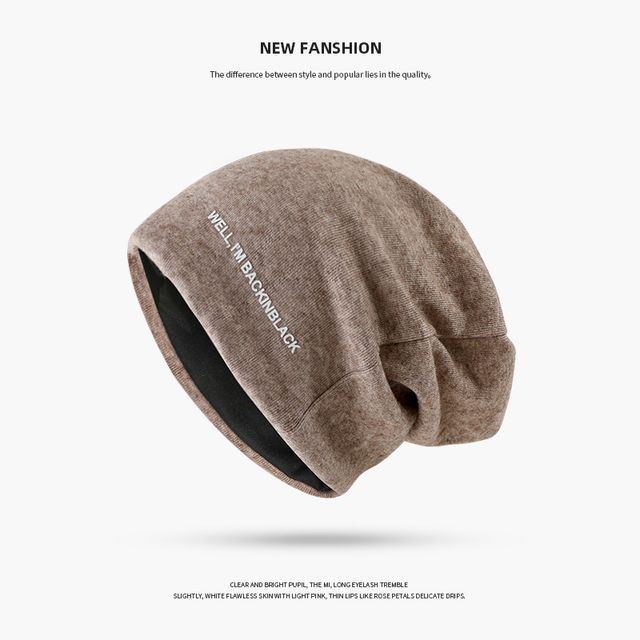 Beanie Lettering Knit