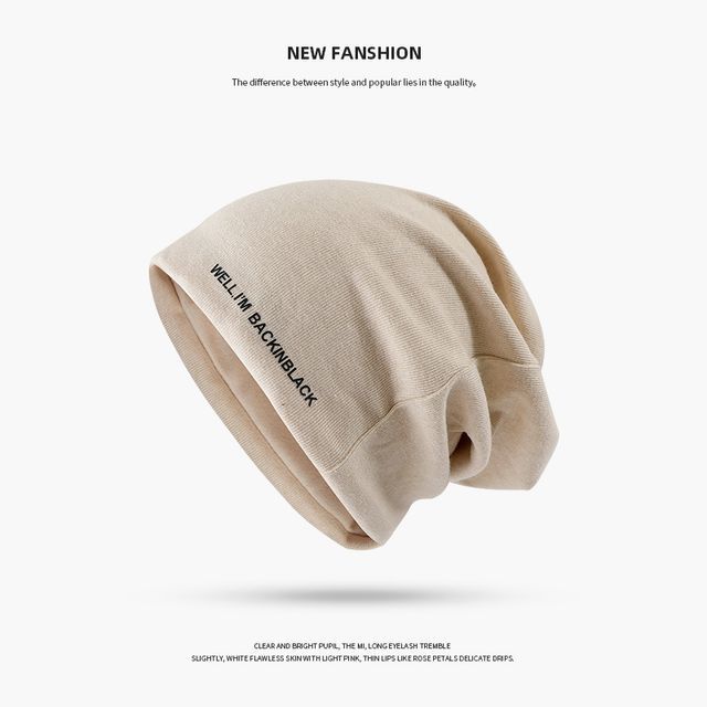Beanie Lettering Knit