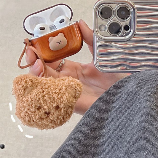 Bear Chenille AirPods / Pro Earphone Case Skin