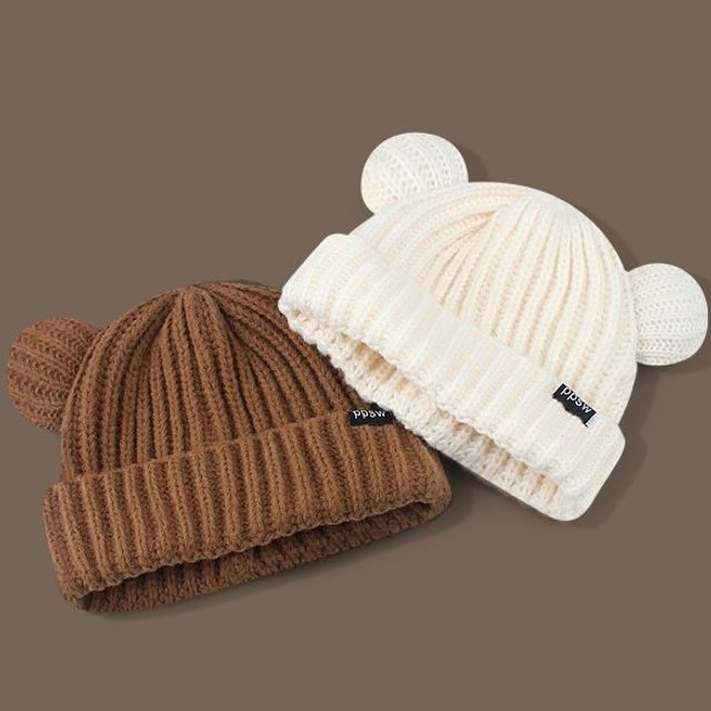 Bear Knit Beanie Ear
