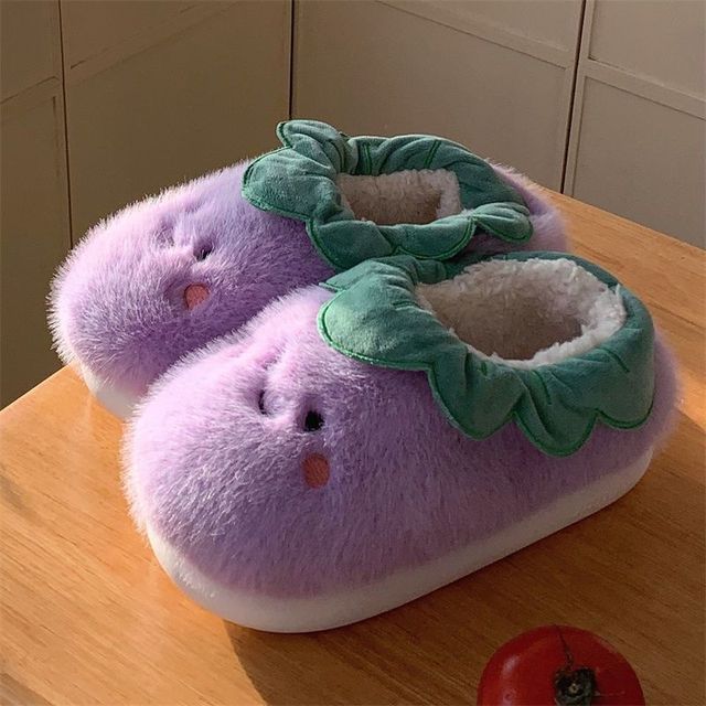 Frog Fluffy Slippers