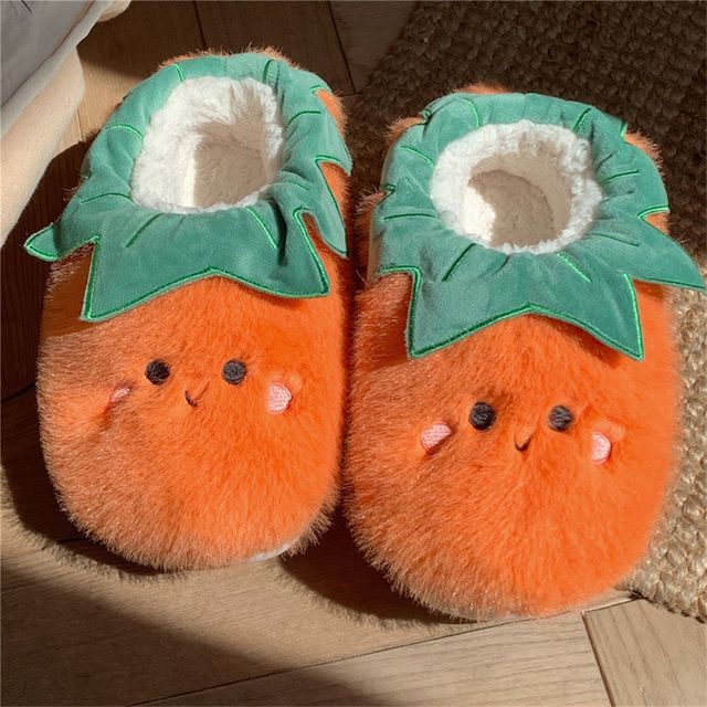 Frog Fluffy Slippers