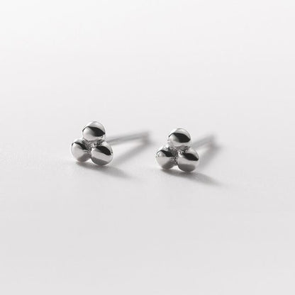 Bead Sterling Silver Stud Earring