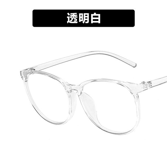 Light Round Blue Frame Blocking Eyeglasses