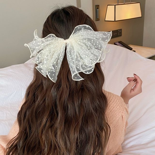 Mesh Bow Hair Clip (Various Designs)