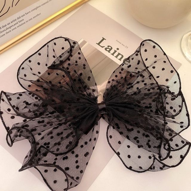 Mesh Bow Hair Clip (Various Designs)