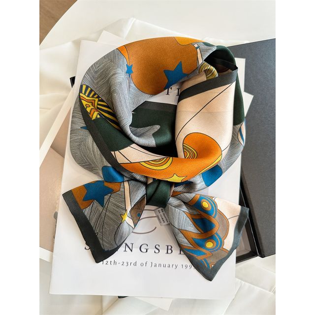 Scarf Silk Print