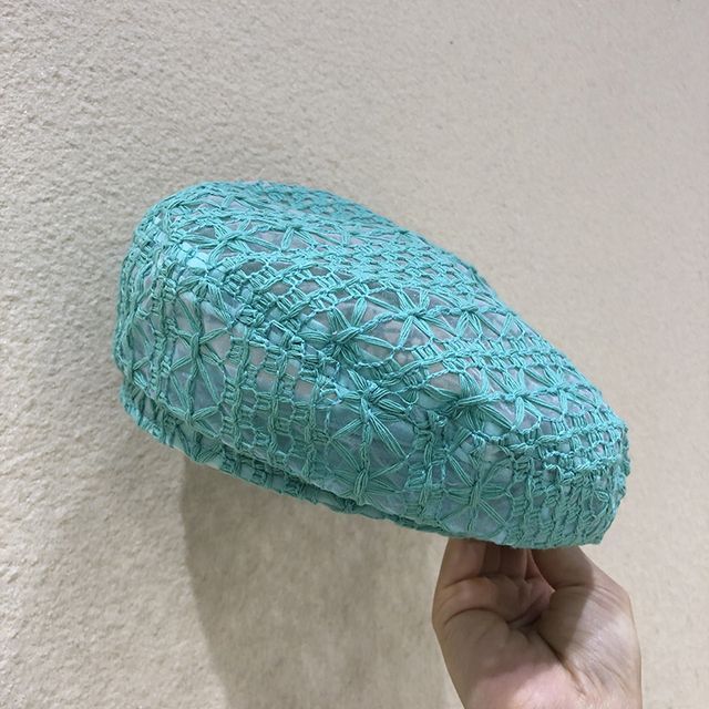 Cutout Embroidered  Beret