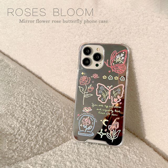 Mirrored Phone Butterfly Case