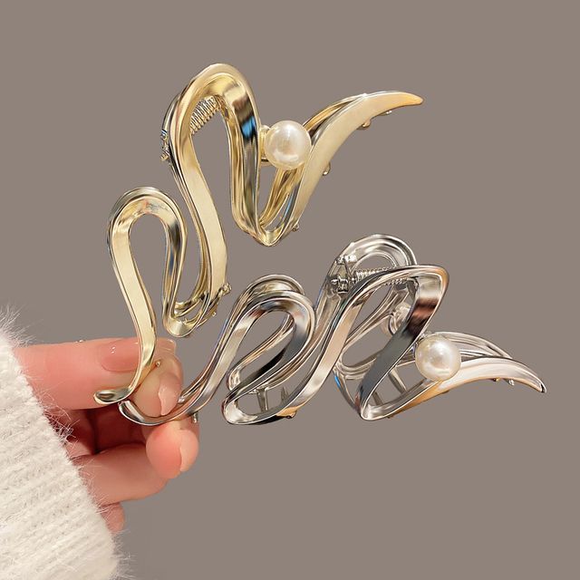 Faux Pearl Hair Claw