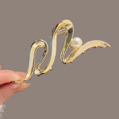 Faux Pearl Hair Claw