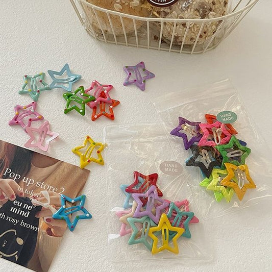 Set of 10: Star Hair Clip