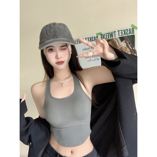 Plain Padded Top Halter