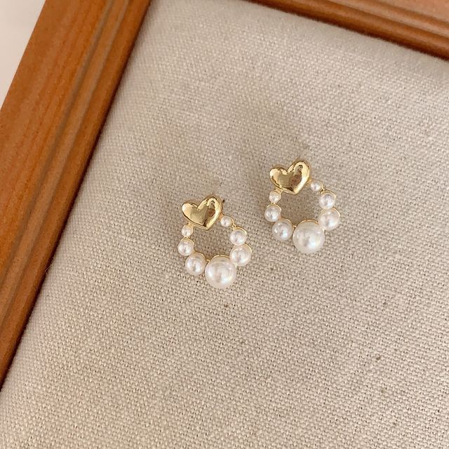 Faux Pearl Alloy Earring (various designs)