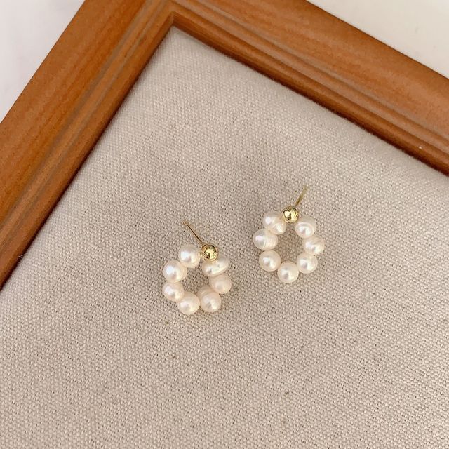 Faux Pearl Alloy Earring (various designs)