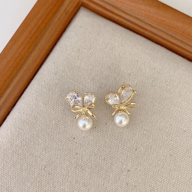 Faux Pearl Alloy Earring (various designs)