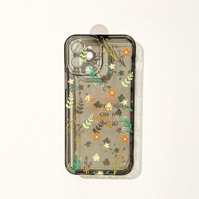 Floral Transparent Phone Case