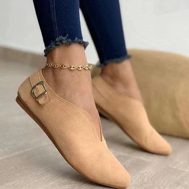 Chain Flat Strap Slip-Ons