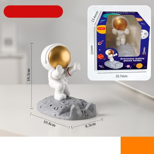 Astronaut Resin Desktop Phone Tablet Stand