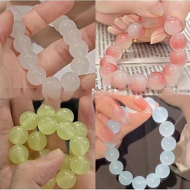 Faux Bead Bracelet Gemstone