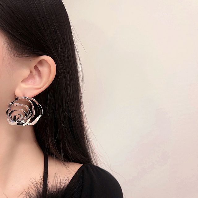 Alloy Earring Rose