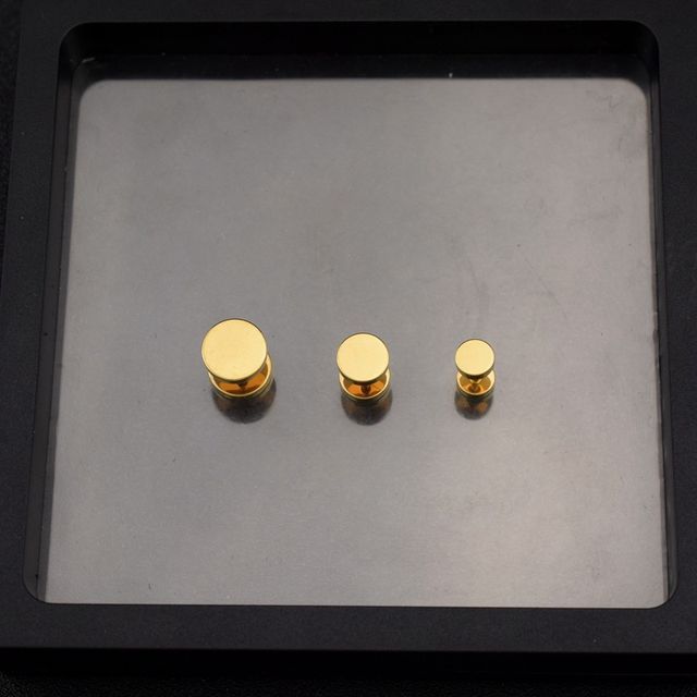 Disc Stainless Steel Through & Through Earring (various designs)