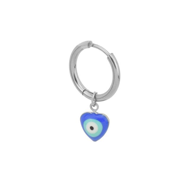 Evil Eye Stainless Steel Dangle Earring (various designs)