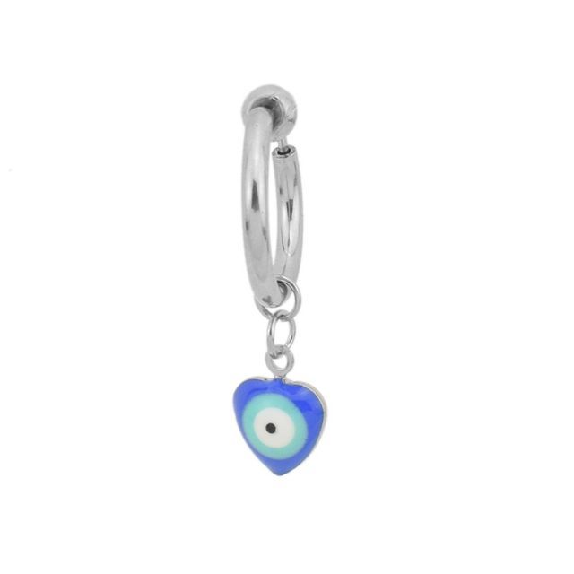 Evil Eye Stainless Steel Dangle Earring (various designs)
