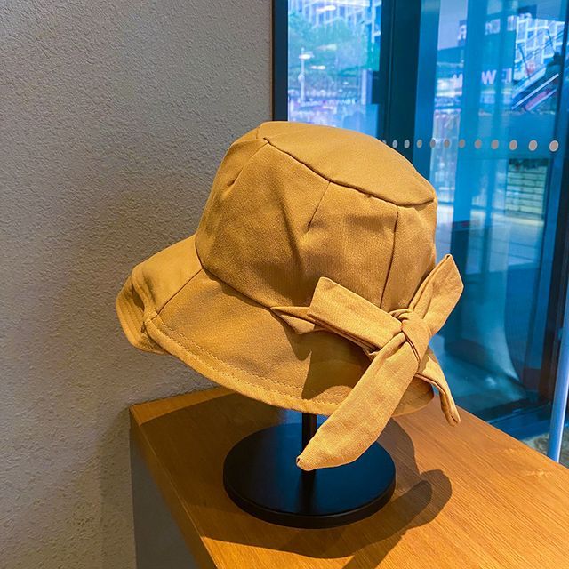 Plain Bow Bucket Hat