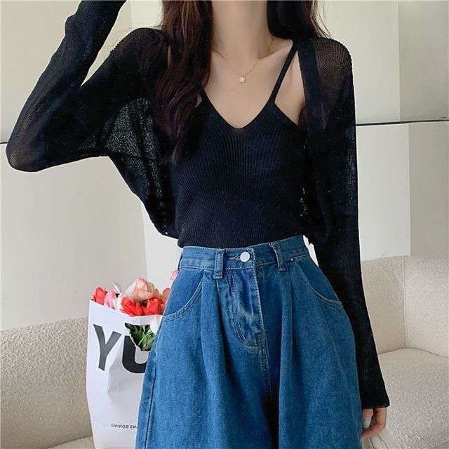 Bolero Plain Cardigan