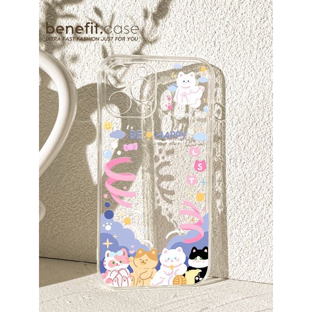 Phone Transparent Case Cat