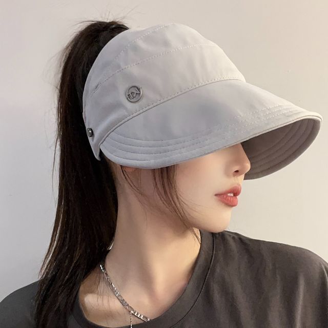 Sun Open Hat Top Lettering