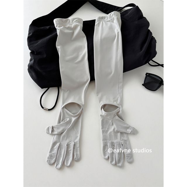 Protection Plain Sun Gloves