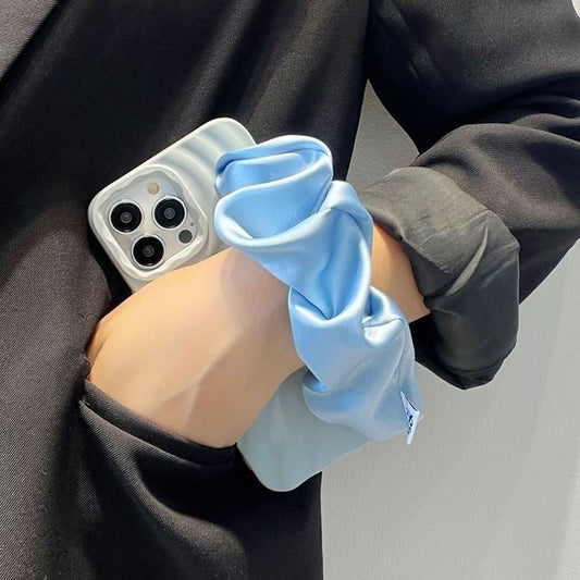 Case Shirred Strap Phone Fabric