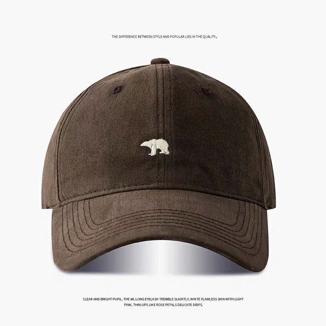 Polar Bear Cap Baseball Embroidered