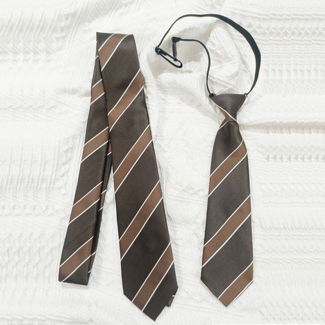 Striped Neck Tie / Pre Tied Neck Tie