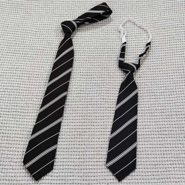 Striped Neck Tie / Pre Tied Neck Tie