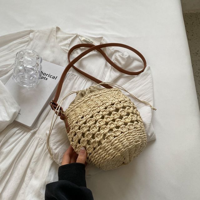 Straw Crossbody Bag