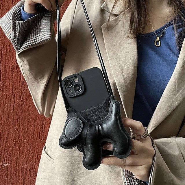 Card Case Holder Phone Dog