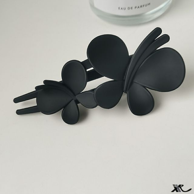 Matte Butterfly Resin Hair Clip