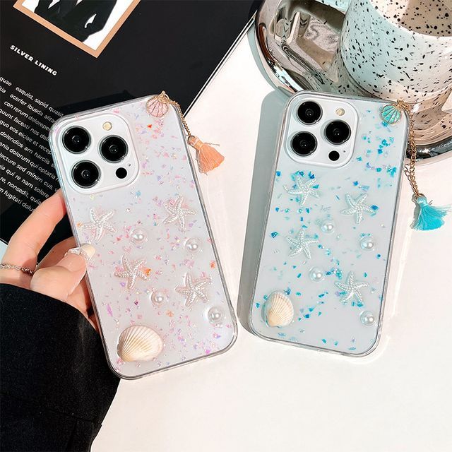Phone Transparent Starfish Case Shell