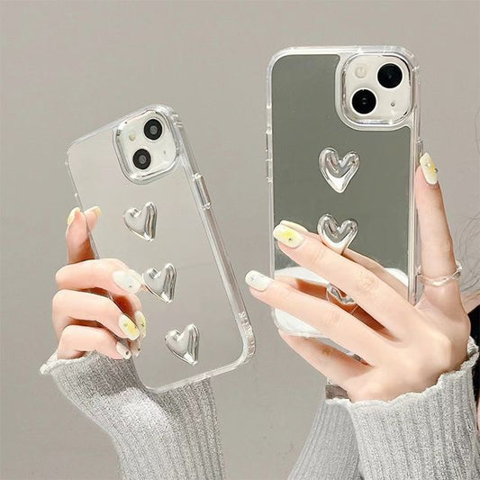 Mirrored Phone Heart Case