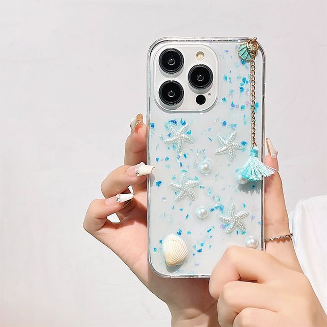 Phone Transparent Starfish Case Shell