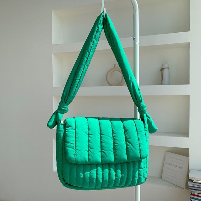 Quilted Flap Crossbody Bag