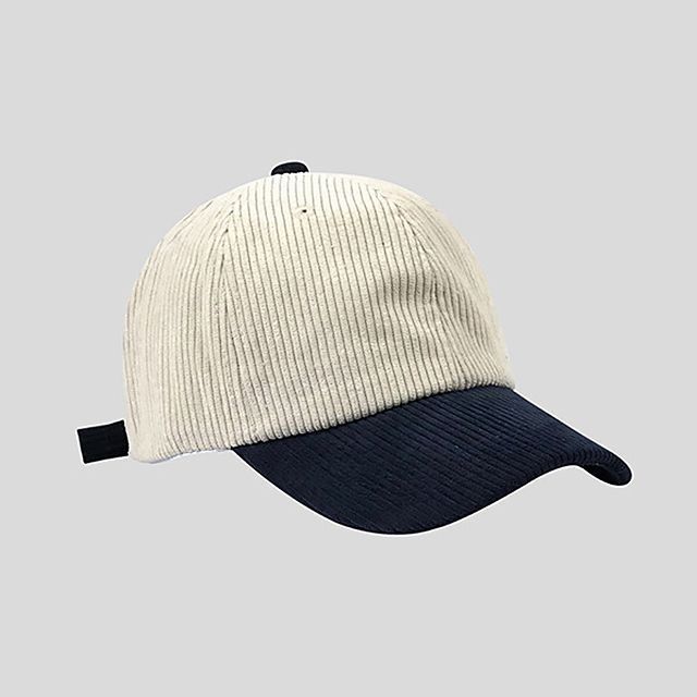 Two Cap Baseball Tone Corduroy