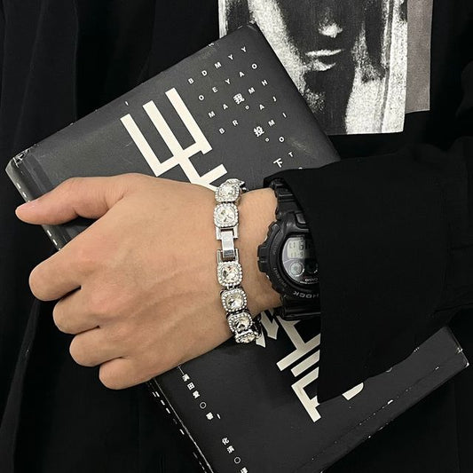 Square Rhinestone Bracelet (Various Designs)