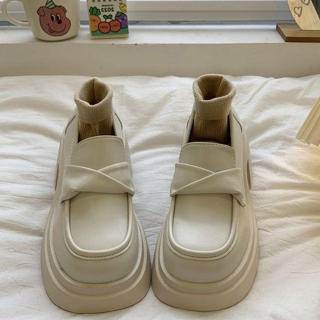 Chunky Heel Platform Loafers