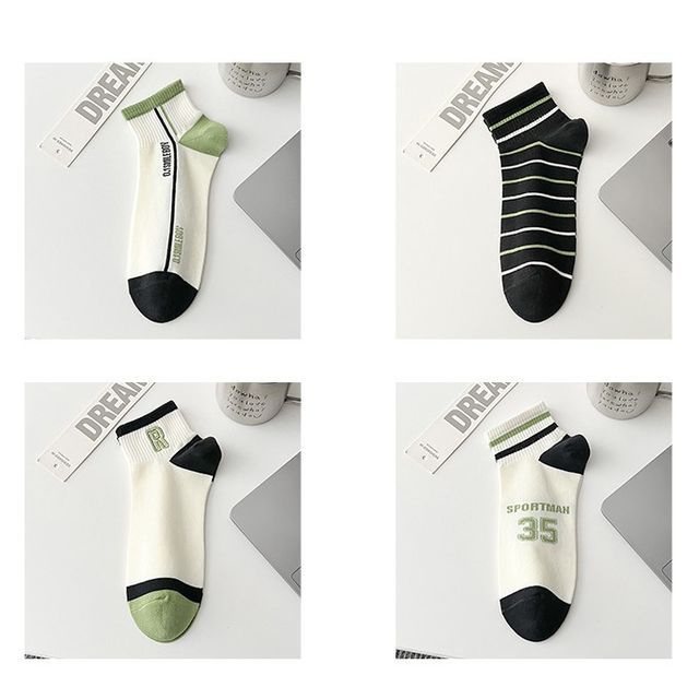 Color Block Socks Set